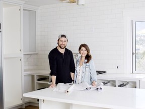 Justin Passuto and Jillian Harris of the new television show Jillian & Justin.