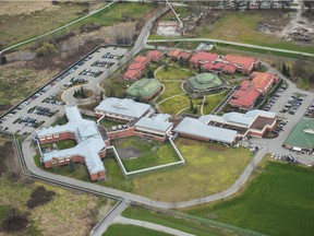 Aerial view of the Forensic Psychiatric Hospital in Coquitlam. A review board is trying to determine whether child killer Allan Schoenborn is fit for supervised day outings.