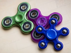 Fidget spinners. The spinners have become the latest toy sensation and some schools in the U.S. have banned them because they've become a distraction.