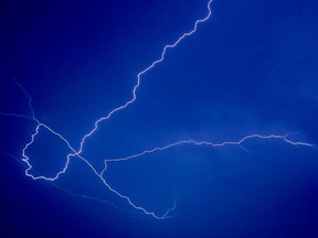 According to Environment Canada, lightning causes up to 10 deaths and 164 injuries across the country each year. Only five per cent of death and injury is caused by direct hits.