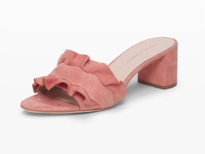 Loeffler Randall pink sandals, $465 at Nordstrom, nordstrom.com.