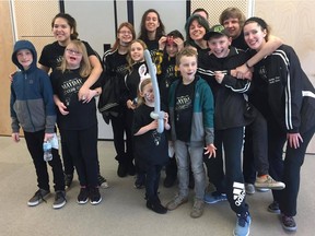 Members of the Mayday Club Youth Choir during an event at the Pacific Autism Family Network in Richmond in April for World Autism Awareness Day. The club was started last fall by Abbotsford student Nicole Provost. The choir has 34 members, ranging in age from five to 27.
