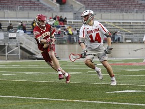 Ohio State Buckeyes field lacrosse player Tre Leclaire.