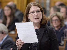 Health Minister Jane Philpott answers a question during Question Period in the House of Commons on Parliament Hill in Ottawa in November 2016.