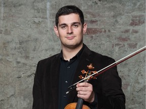 Nicholas Wright, the new concertmaster of the Vancouver Symphony Orchestra.