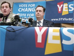 2005 referendum: The Yes camp for the BC-STV make their case. B.C. voters rejected the proposal.