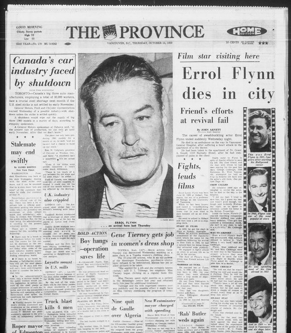 Gold brass knuckles and Errol Flynn's death at the VPD museum The
