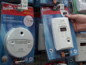 A carbon monoxide detector.