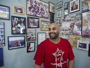 Richmond, BC: May 26, 2017 -- Arjan Bhullar of Richmond, BC wrestled for Canada at the 2010 Commonwealth Games and 2010 Pan American Games, and is now trying his hand at MMA after signing with the UFC, making him the first Indo-Canadian fighter on the circuit.