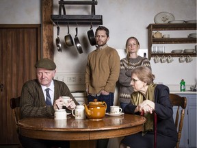 Ron Reed, John Emmet Tracy, Rebecca deBoer and Erla Faye Forsyth star in John Patrick Shanley's Outside Mullingar at Pacific Theatre May 19-June 10.