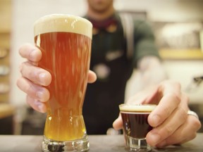 They serve beer at Starbucks now.