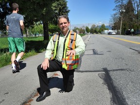 Scott Neuman is a City of Surrey engineer looking for a contractor to photograph more than 1,100 kilometres of local roads as part of a multi-year project to replace aging roadways in the city.