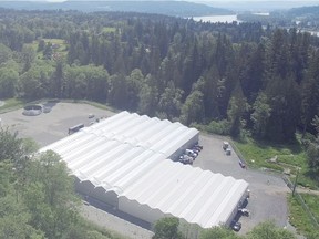 Tantalus Labs' greenhouse facility near Maple Ridge, which goes by the name Sunlab.