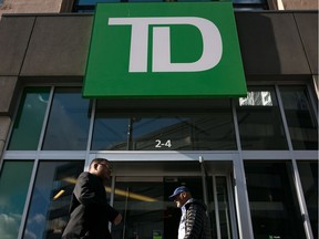FILE PHOTO The B.C. Court of Appeal has directed the provincial government to reconsider TD Bank's claim for a $2.8 million tax rebate under a little-known program that was designed to attract international financial companies to B.C.