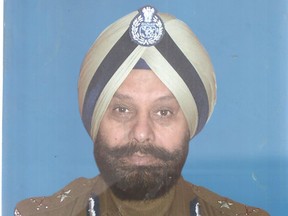 Undated submitted photo of Tejinder Singh Dhillon, a former inspector general of police for the Central Reserve Police Force in India, who was detained detained by Canadian Border Service Agency guards at Vancouver International Airport in May 2017 before being told he was "inadmissible" to Canada under the Immigration and Refugee Protection Act.