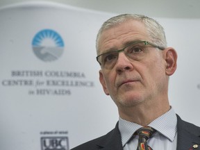 Dr. Julio Montaner speaks at Hope to Health Research Clinic in Vancouver, B.C., January 26, 2017.