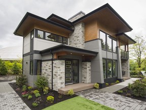 The 2017 PNE prize home in Vancouver on Tuesday.