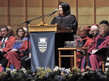 Rumana Monzur, the grad speaker for UBC's Spring Graduation 2017 Vancouver Campus ceremonies in Vancouver, BC., May 24, 2017.