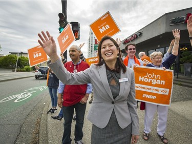 VANCOUVER, BC - MAY 9, 2017 - NDP's Bowinn Ma in North Vancouver, B.C., May 9, 2017.  (Arlen Redekop / PNG staff photo) (story by Sam Cooper) [PNG Merlin Archive]