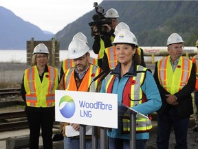 The B.C. government approved a LNG project for Woodfibre, near Squamish, in 2016.