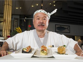 Vancouver chef Hidekazu Tojo has used Canadian sushi quinoa in his rolls celebrating Canada's 150th birthday.