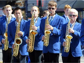 Band music is a big part of Victoria's Victoria Day Parade, now in its 119th year.