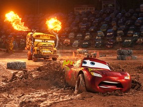 For this demolition derby scene, Director Brian Fee described the mud he wanted as ‘chunky oatmeal sitting in soup.’