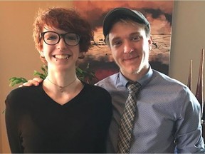 Pilot Alex Simons, 21, of Kamloops (right) and passenger Sidney Robillard, 24, of Lethbridge, Alta. were aboard a Piper Warrior plane was reported missing Thursday afternoon after it took off from Cranbrook on a flight to Kamloops.