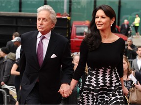 Michael Douglas and Catherine Zeta-Jones are in Vancouver as she films Cocaine Godmother for Lifetime.