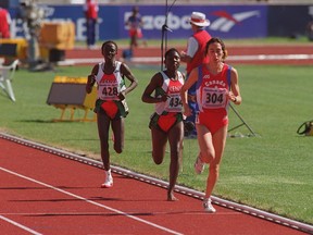 Angela Chalmers became the first woman to successfully defender her 3000 metres title at the 1994 Commonwealth Games in Victoria. The city is making a bid to host the 2022 Commonwealth Games.