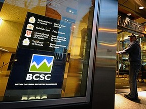 The B.C. Securities Commission says Won Sang Shen Cho is alleged to have "published advertisements throughout Canada and the U.S. offering to sell shares in online gambling and sports betting businesses" in 2015 and 2016.