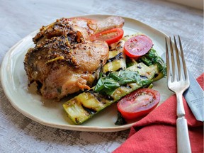 Karen Barnaby's Canada Day meal can be cooked indoors or outside, and served hot or cold.