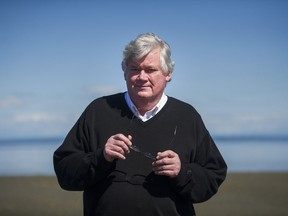 Jamie Lamb this week on the flats at Boundary Bay near his home in Tsawwassen.