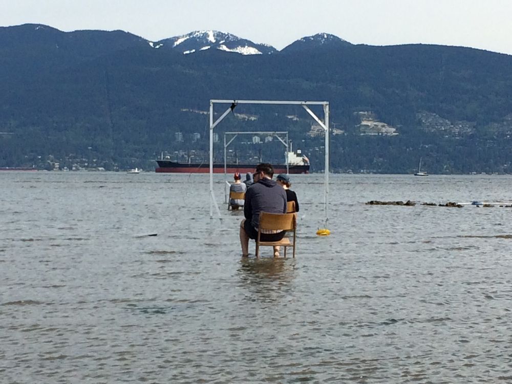 Vancouver's Spanish Banks show a performance piece to tide you over