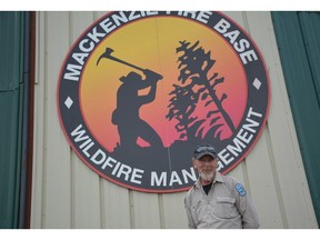 Gord Shaw, now age 60, has been fighting forest fires since 1981.