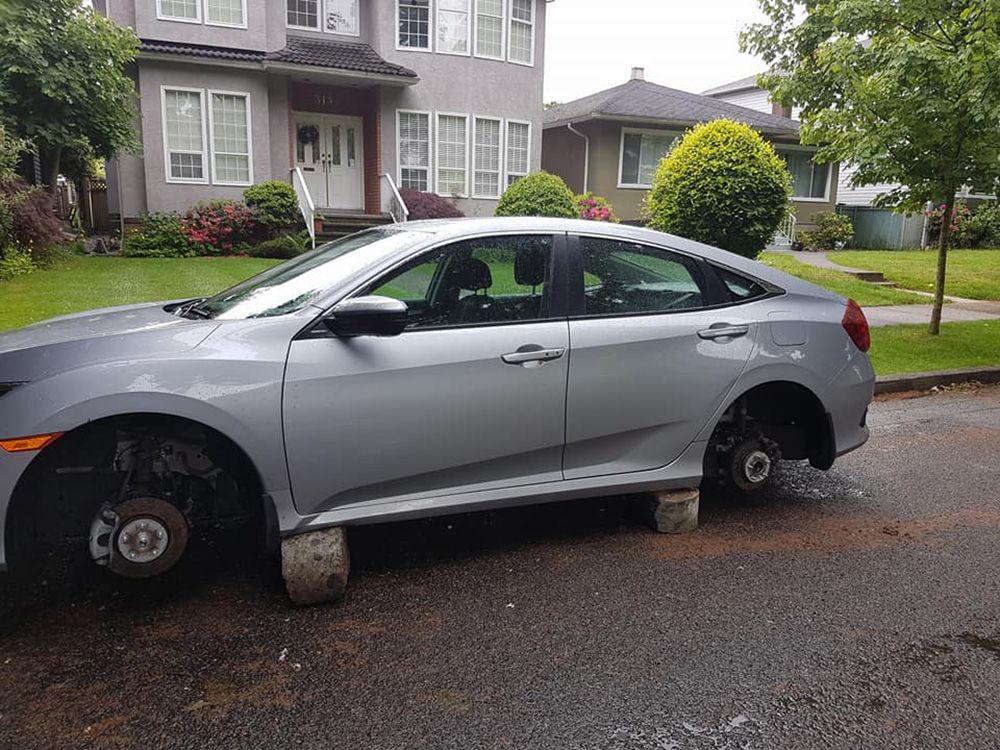 B.C. cops tired of tire thefts as Vancouver woman loses two in a night Vancouver Sun