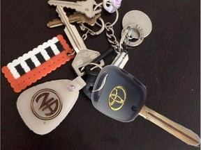 John Higgins of Surrey has posted a reward for the return of the keys to his Toyota van. The keys were lost on Wharf Street on Friday.