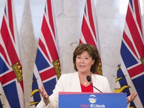 Then-Premier Christy Clark's Liberals were fighting an election campaign in 2017 as a major review of ICBC was being conducted.