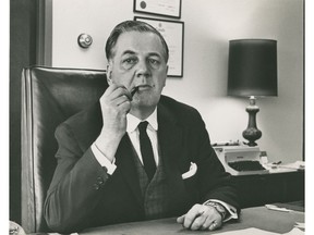 March 16, 1966. Former Vancouver Sun publisher Stuart Keate.