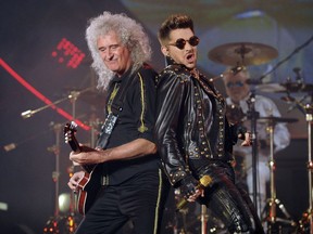 Queen's Brian May and Adam Lambert

FILE - In this July 3, 2014 file photo Brian May of Queen, left, and Adam Lambert perform in Los Angeles. Queen has clearly found somebody to love in Lambert. Since joining forces with the "American Idol" runner-up for a series of shows in 2012, the band that ruled rock radio in the 1970s and early '80s has enjoyed tremendous success, with audiences embracing Lambert as the heir to Freddie Mercury's onstage legacy. They've been selling out areas around the world for five years now, and have just announced a 25-city North American tour beginning June 23, 2017, in Phoenix.  (Photo by Chris Pizzello/Invision/AP, File) ORG XMIT: NYET501

07031418287, 21334631, 14
Chris Pizzello, Chris Pizzello/Invision/AP