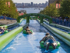 North Vancouver has cancelled next weekend's Fun City Festival, the city's popular waterslide party on Lonsdale Avenue.