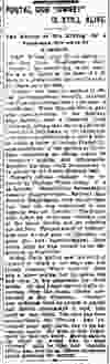 April 28, 1897. Story in the San Francisco Chronicle claiming that Owney the Postal Dog was still alive. PNG