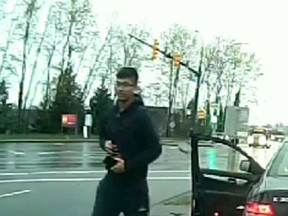 Coquitlam RCMP needs help identifying a man it says used pepper spray during a traffic dispute with another driver.