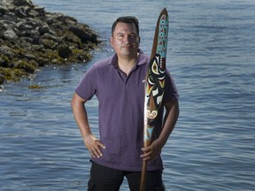 Chief Ian Campbell of the Squamish Nation on the shores of Burrard Inlet on June 30.