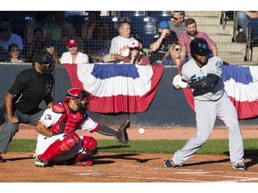 The Vancouver Canadians home opener vs the Everett AquaSox.