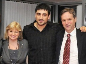 As a then-vice-president of the B.C. Young Liberals, realtor Shahin Behroyan appears with politicians Jane Thornthwaite and George Abbott at a party event. Behroyan says he will be vindicated when he faces allegations at a Real Estate Council of B.C. disciplinary hearing.