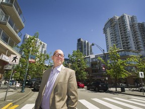 Metro Vancouver chairman Greg Moore at Newport Village in Port Moody. Newport Village has been developed into a location where a Metro municipality has "gotten density right."