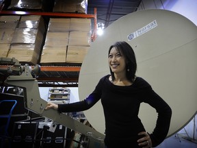 Norsat International Inc., the Vancouver tech firm at the centre of duelling acquisition bids, says China-based Hytera Communications has matched a US$67.3 million rival takeover offer from an American fund manager. Amiee Chan, president-CEO of Norsat International, in Dec. 2012.