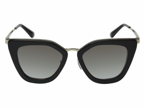 Prada cat-eye sunglasses, $540 at Sunglass Hut, sunglasshut.com.