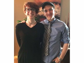 Sidney Robillard, 24, of Lethbridge and Alex Simons, 21, of Kamloops. The couple are missing after a private plane they were in failed to arrive at Kamloops airport. [PNG Merlin Archive]